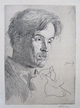 Portrait of William Butler Yeats - Augustus John 