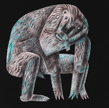Crouching Beast - Clive Hicks-Jenkins 