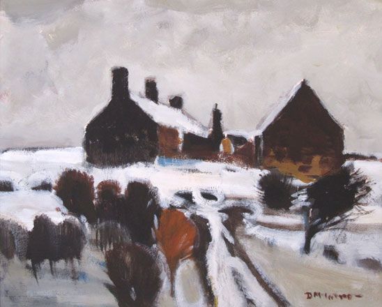 Farm in Snow - Donald McIntyre