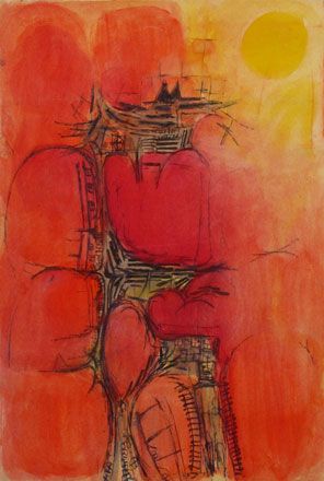 Red Landscape - Ernest Zobole