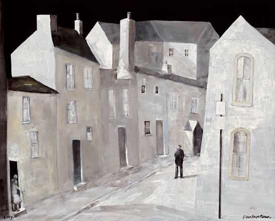 Figure in the Street - John Knapp-Fisher 