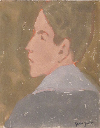 Profile of Boy in White Collar - Gwen John