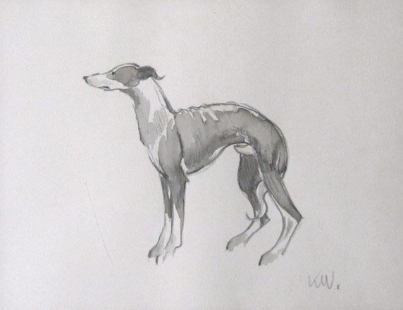 Greyhound - Kyffin Williams