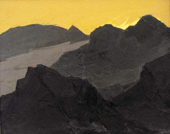 Sunset Behind The Glyders - Kyffin Williams