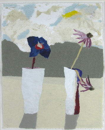 Flowers and Sky - Rosemary Burton