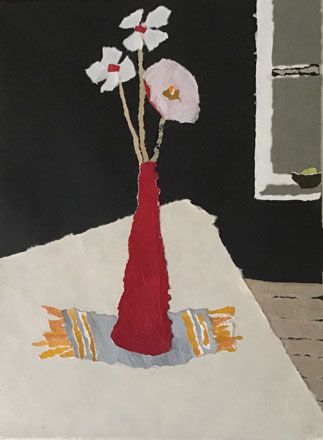 Flowers in my Studio - Rosemary Burton