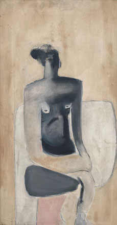 Seated Figure - Roger Cecil