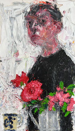 Roses against Black Top - Shani Rhys James
