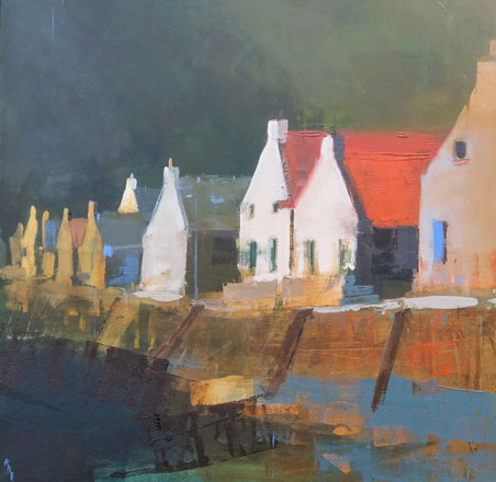 Village from the Harbour III - Karina Rosanne Barrett