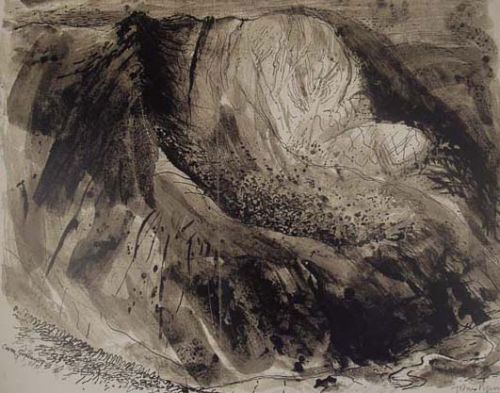 Stones and Bones II, Cwm Graianog - John Piper